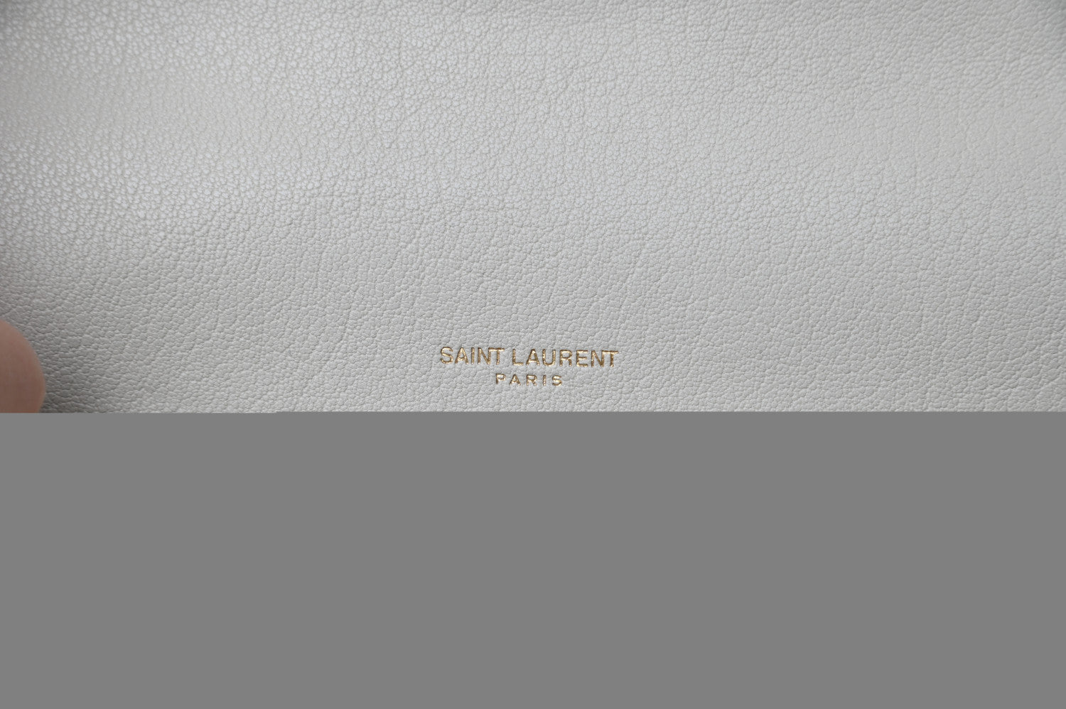 Saint Laurent Sheepskin Matelasse Chevron Monogram Medium College Bag Crema Soft 12 of 12