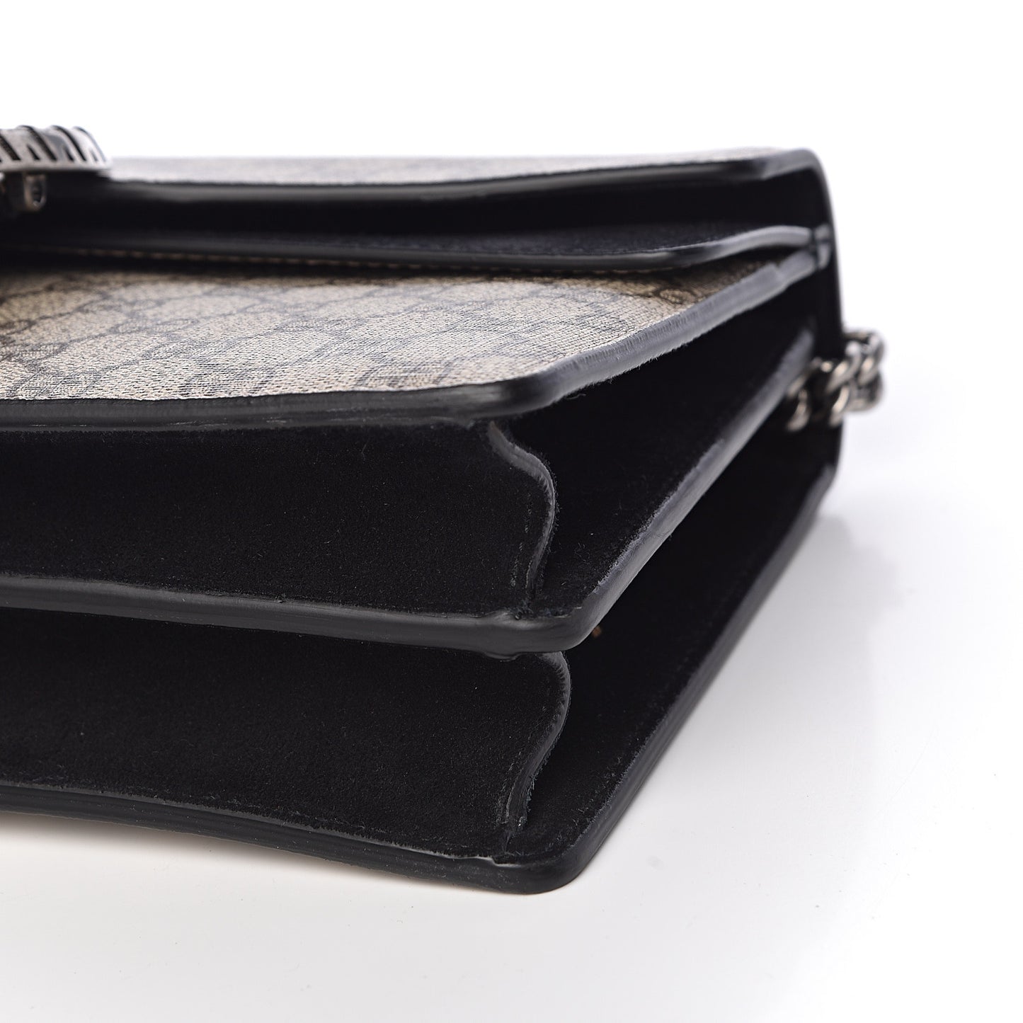 GG Supreme Monogram Small Dionysus Shoulder Bag Black