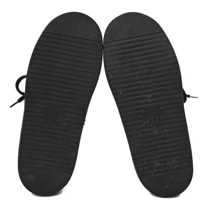 Louis Vuitton Suede Shearling Polar Flat Half Boots 40 Black 6 of 8
