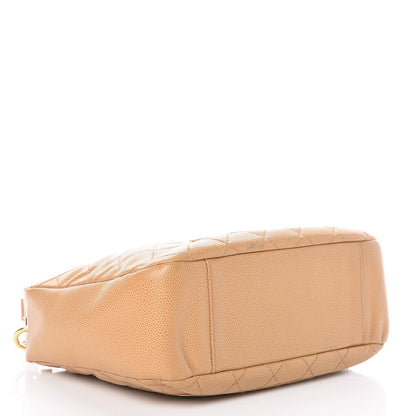 Chanel Caviar Quilted Hobo Beige 4 of 9