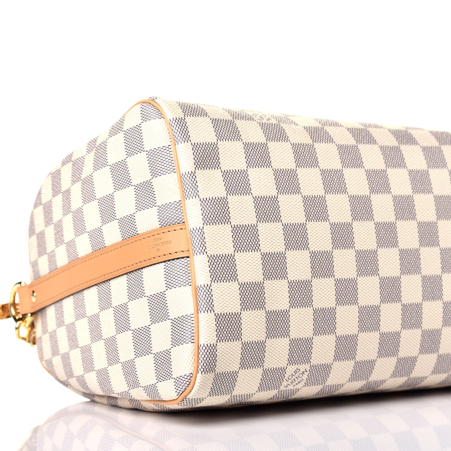 Louis Vuitton Damier Azur Braided Speedy Bandouliere 30 Blue 8 of 11