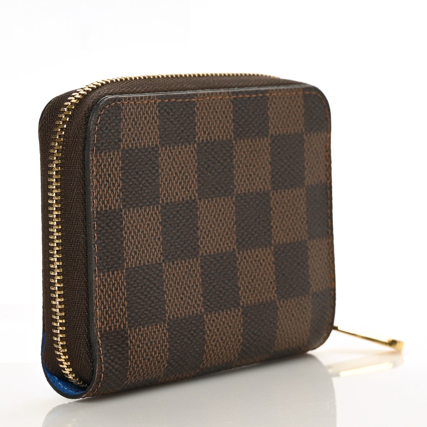 Damier Ebene 2019 Christmas Animation Zippy Coin Purse Blue