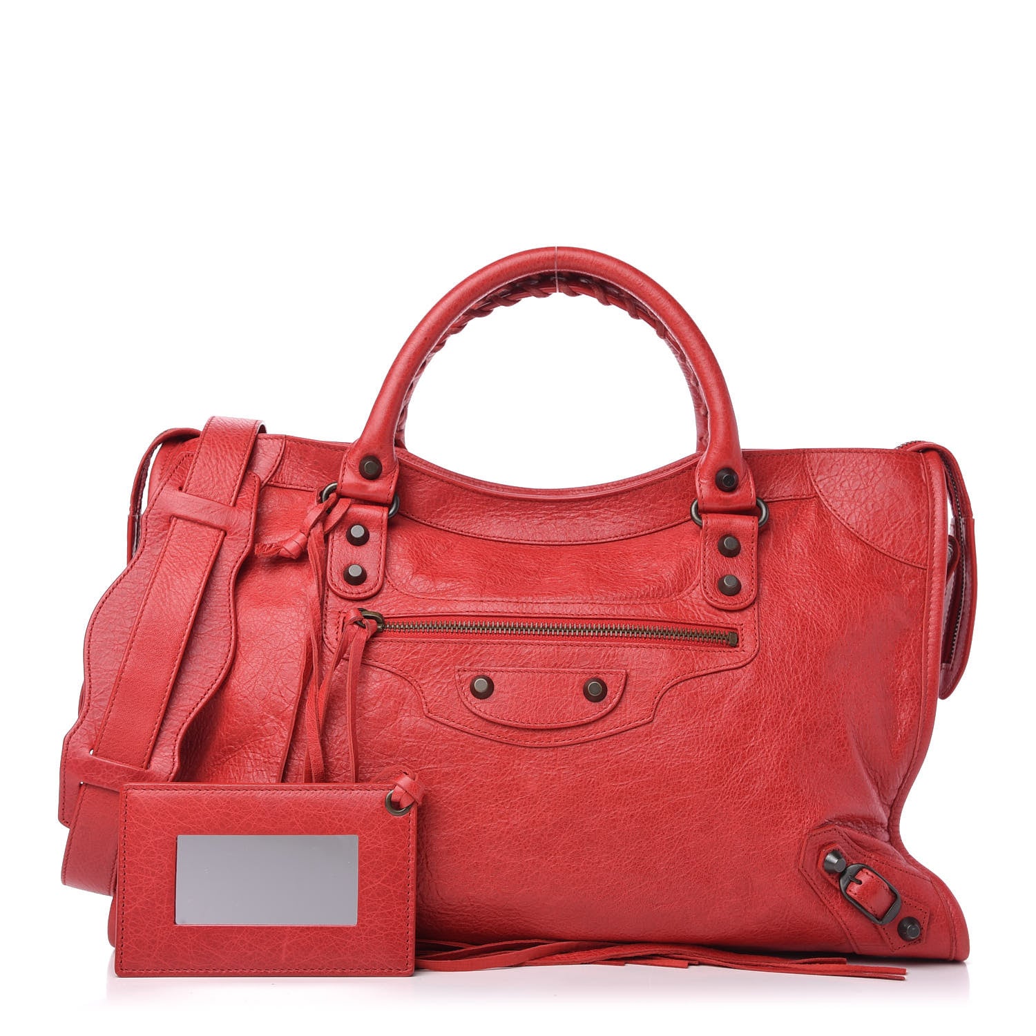 Balenciaga Agneau Classic Hardware City Rouge Coquelicot 1 of 9
