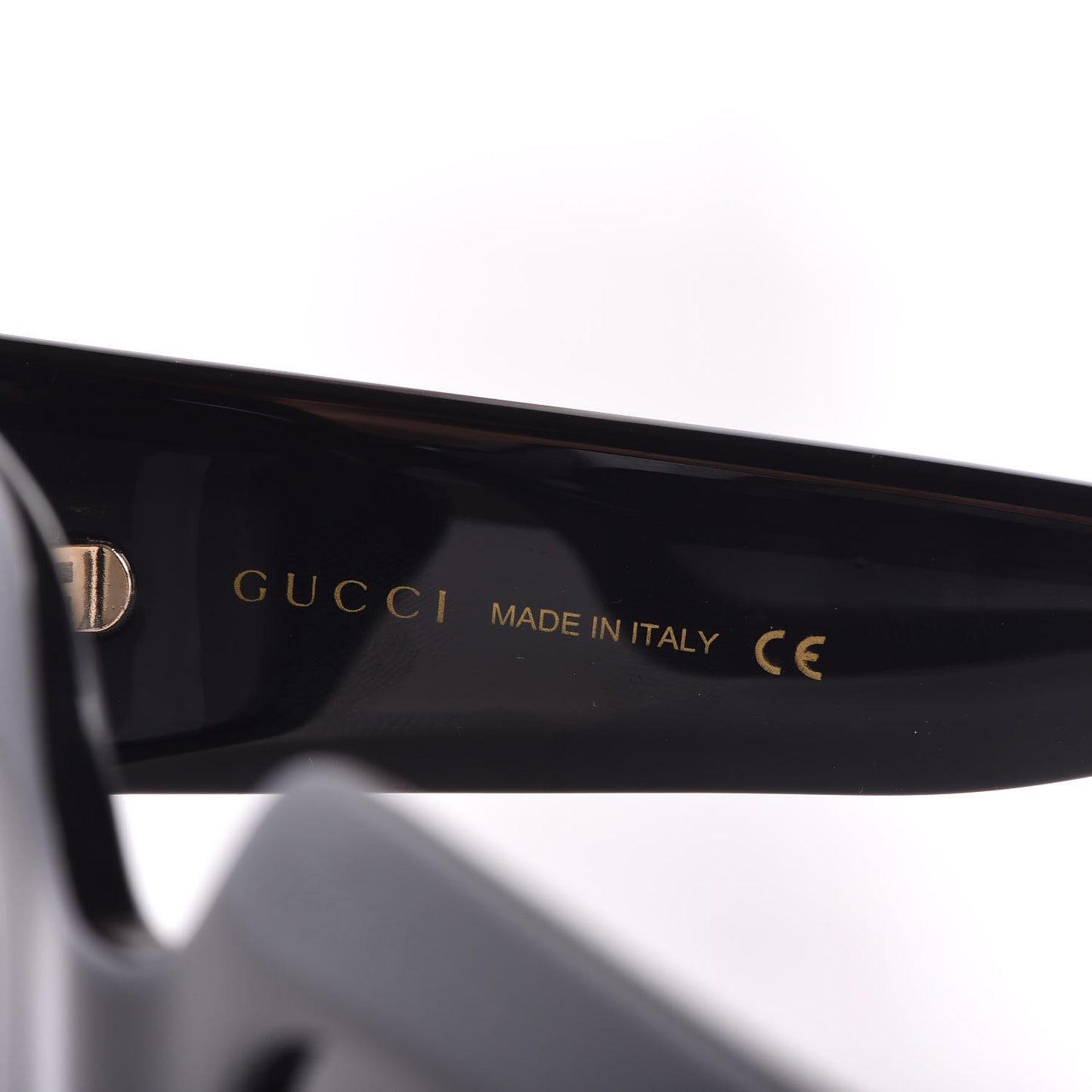 Acetate Square Frame Sunglasses GG0053S Black