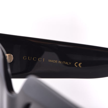 Gucci Acetate Square Frame Sunglasses GG0053S Black 6 of 10