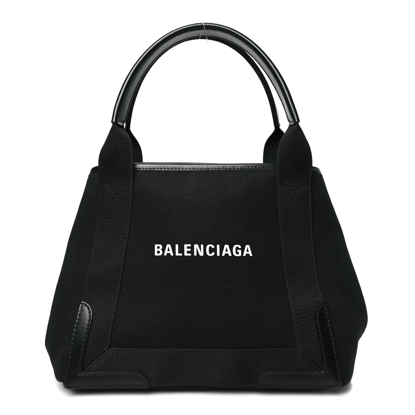 Cotton Canvas Calfskin S Black