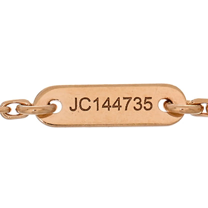 Van Cleef & Arpels 18K Rose Gold Carnelian Sweet Alhambra Bracelet 4 of 5