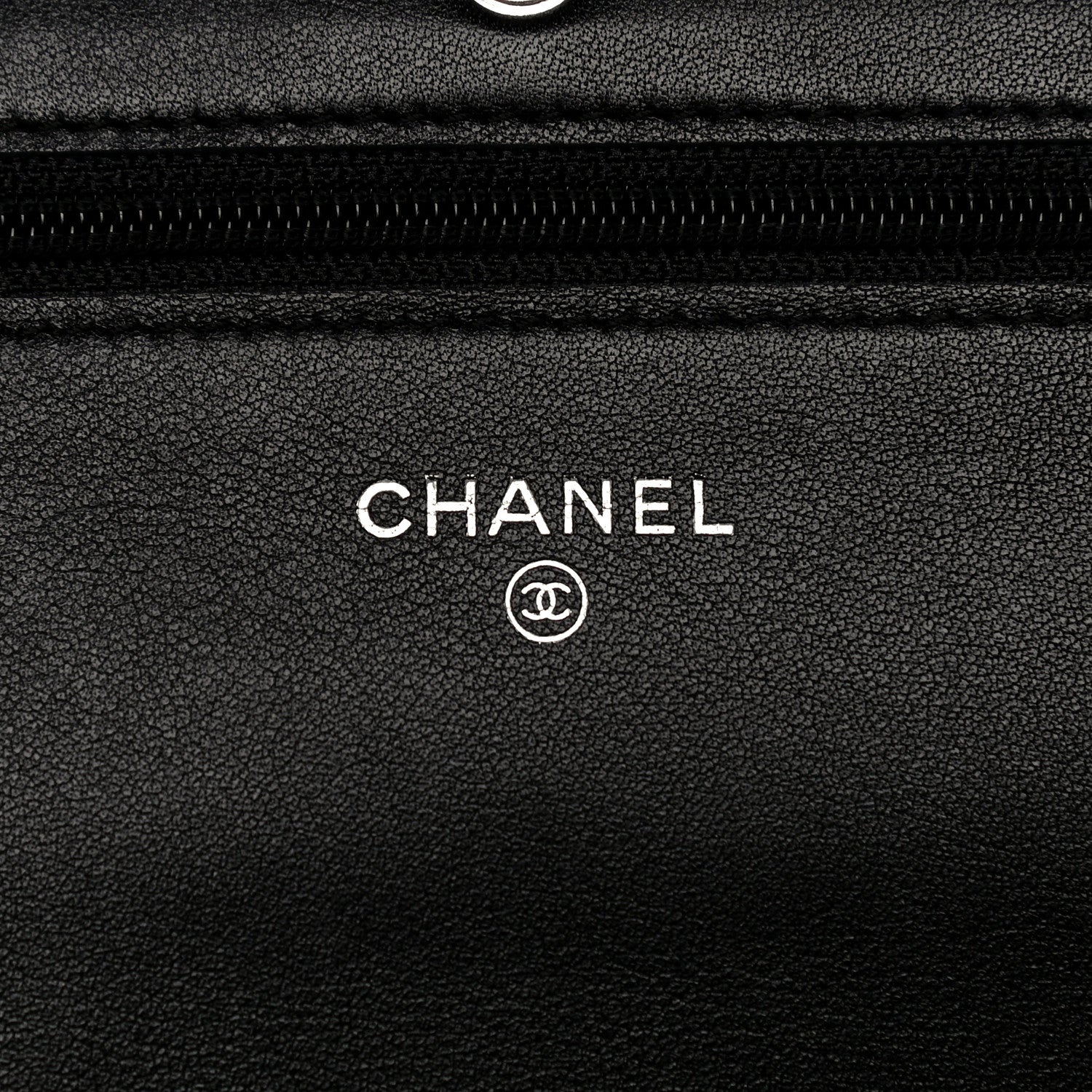 Chanel Caviar Timeless CC Wallet On Chain WOC Black 6 of 10