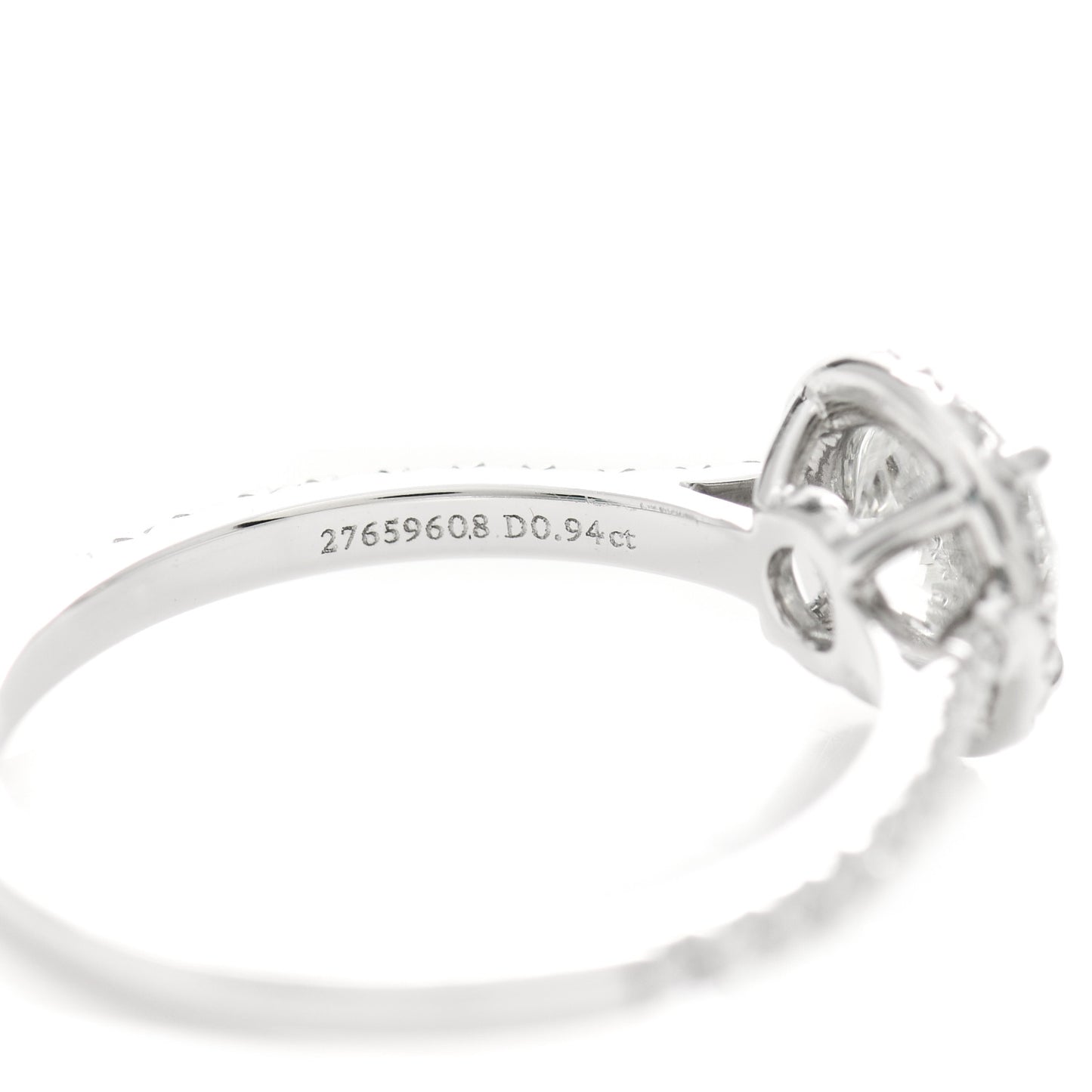 Platinum Diamond .94ct Soleste Round Brilliant Engagement Ring 54 7
