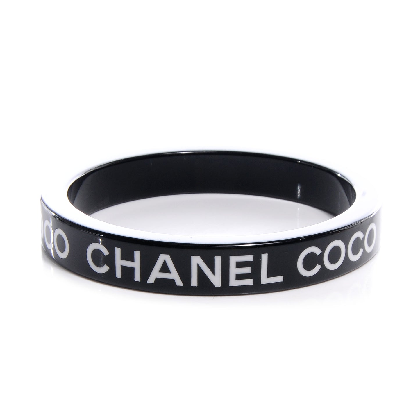 Resin Coco Bangle Black