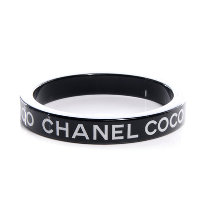Chanel Resin Coco Bangle Black 3 of 5