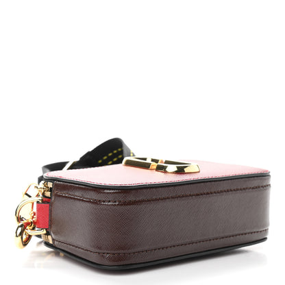 Marc Jacobs Saffiano Small Snapshot Camera Bag Red Multicolor 4 of 10