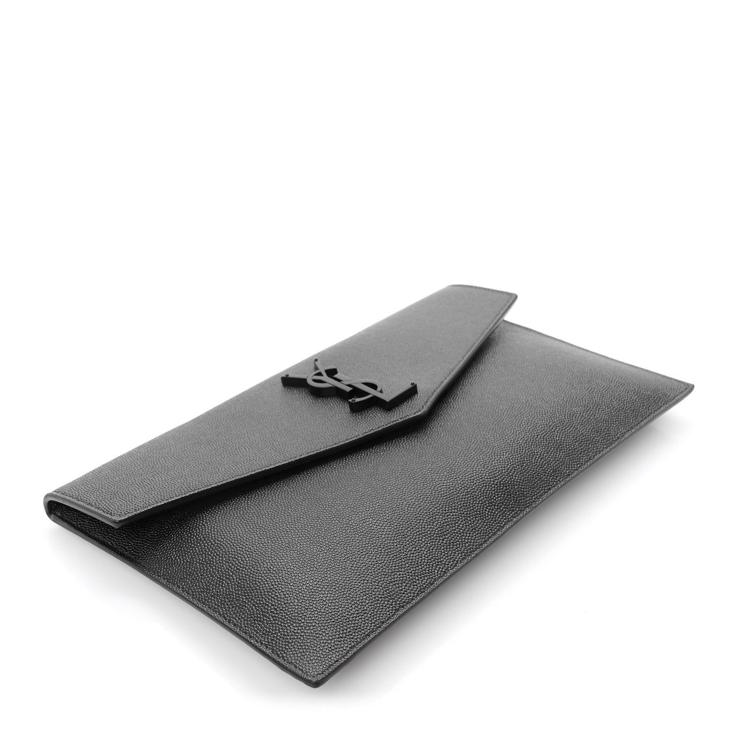 Saint Laurent Grain De Poudre Uptown Pouch Black 4 of 8