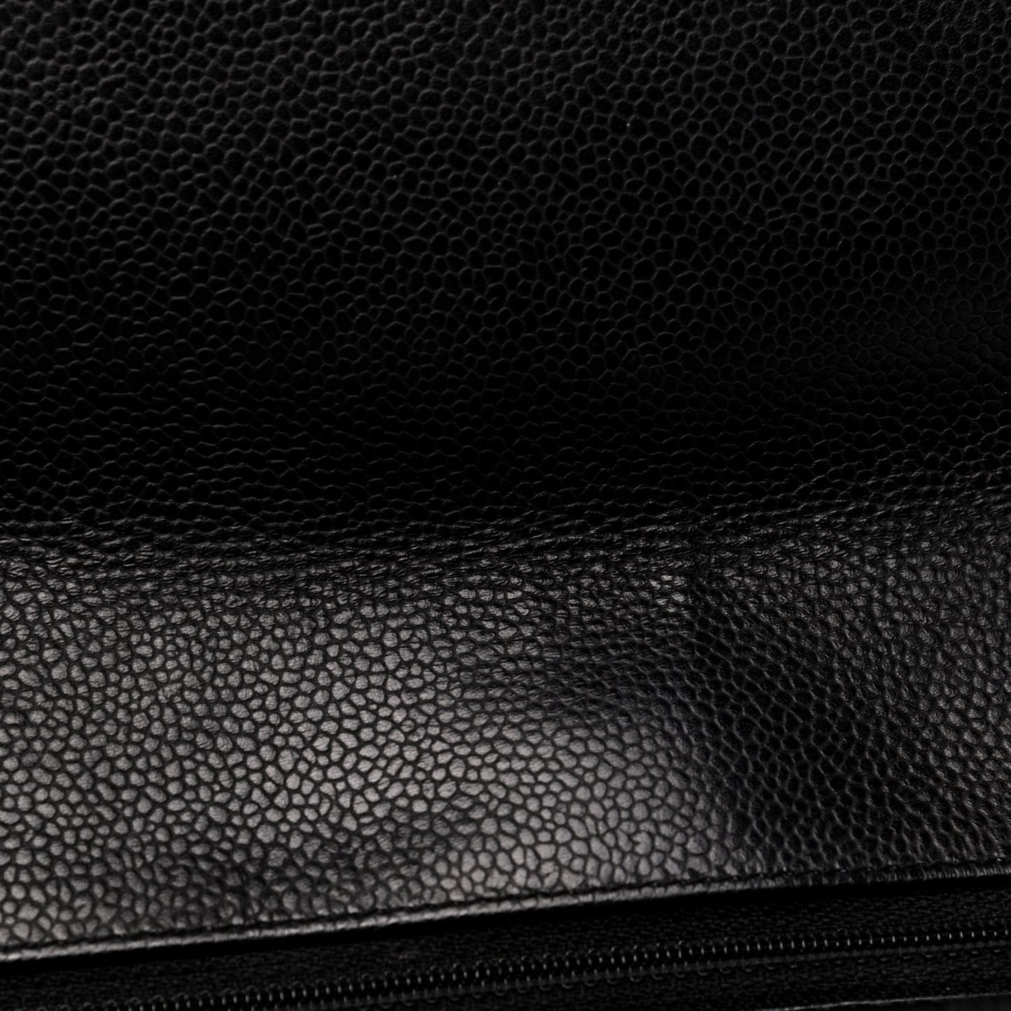 Caviar Quilted Jumbo Single Flap Black