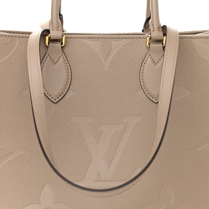 Louis Vuitton Empreinte Monogram Giant Onthego MM Tourterelle 7 of 10