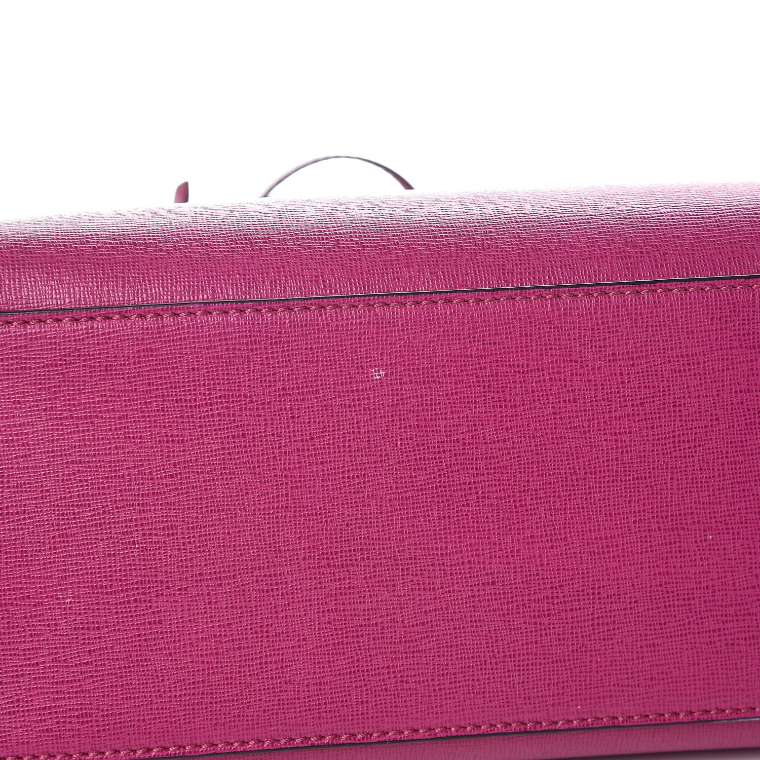 Fendi Vitello Elite Petite 2Jours Tote Magenta 10 of 13