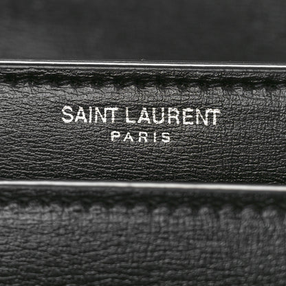 Saint Laurent Calfskin Medium Monogram Sunset Black 6 of 10