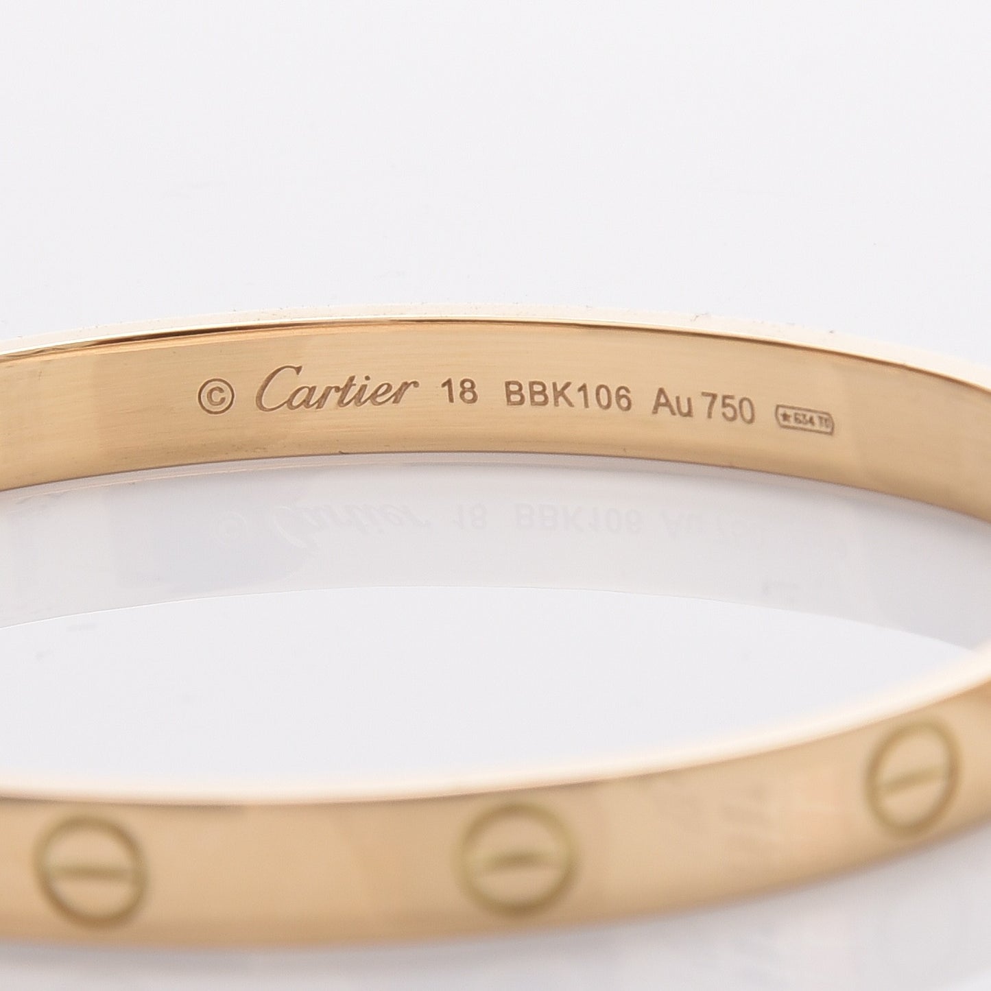 18K Yellow Gold LOVE Bracelet 18