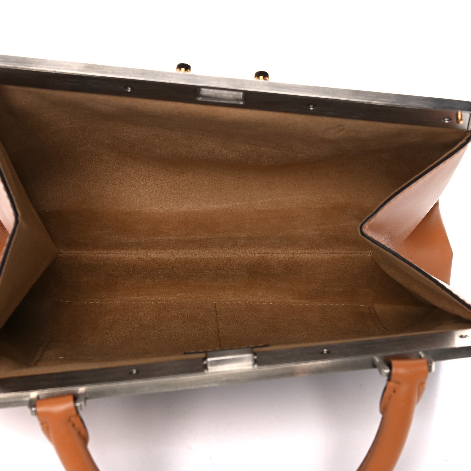 Louis Vuitton Calfskin Transformed Monogram Time Trunk Crown Frame Bag 5 of 12