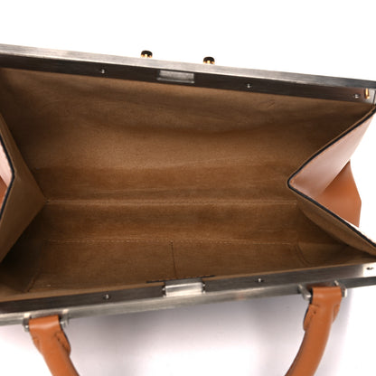 Louis Vuitton Calfskin Transformed Monogram Time Trunk Crown Frame Bag 5 of 12