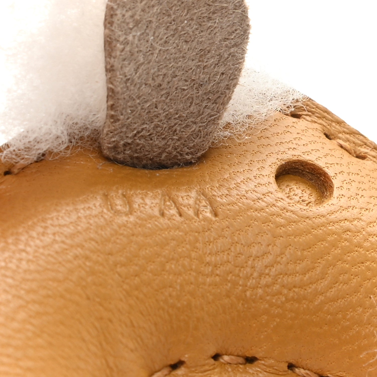 Hermes Milo Lambskin Shearling Budy Charm Biscuit 4 of 4