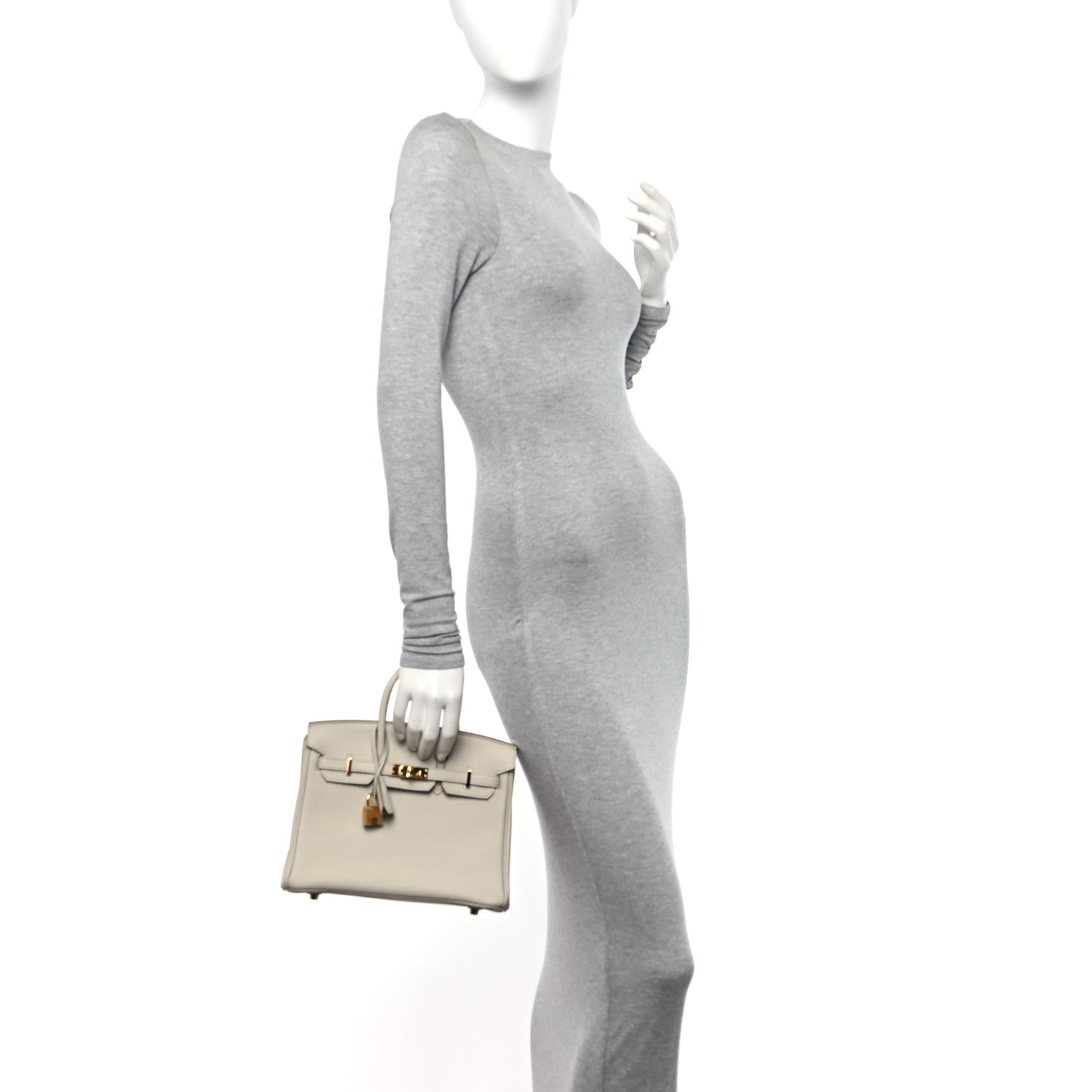 Hermes Togo Birkin 25 Beton 2 of 10