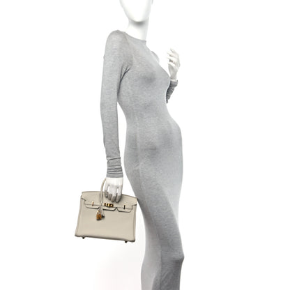 Hermes Togo Birkin 25 Beton 2 of 10