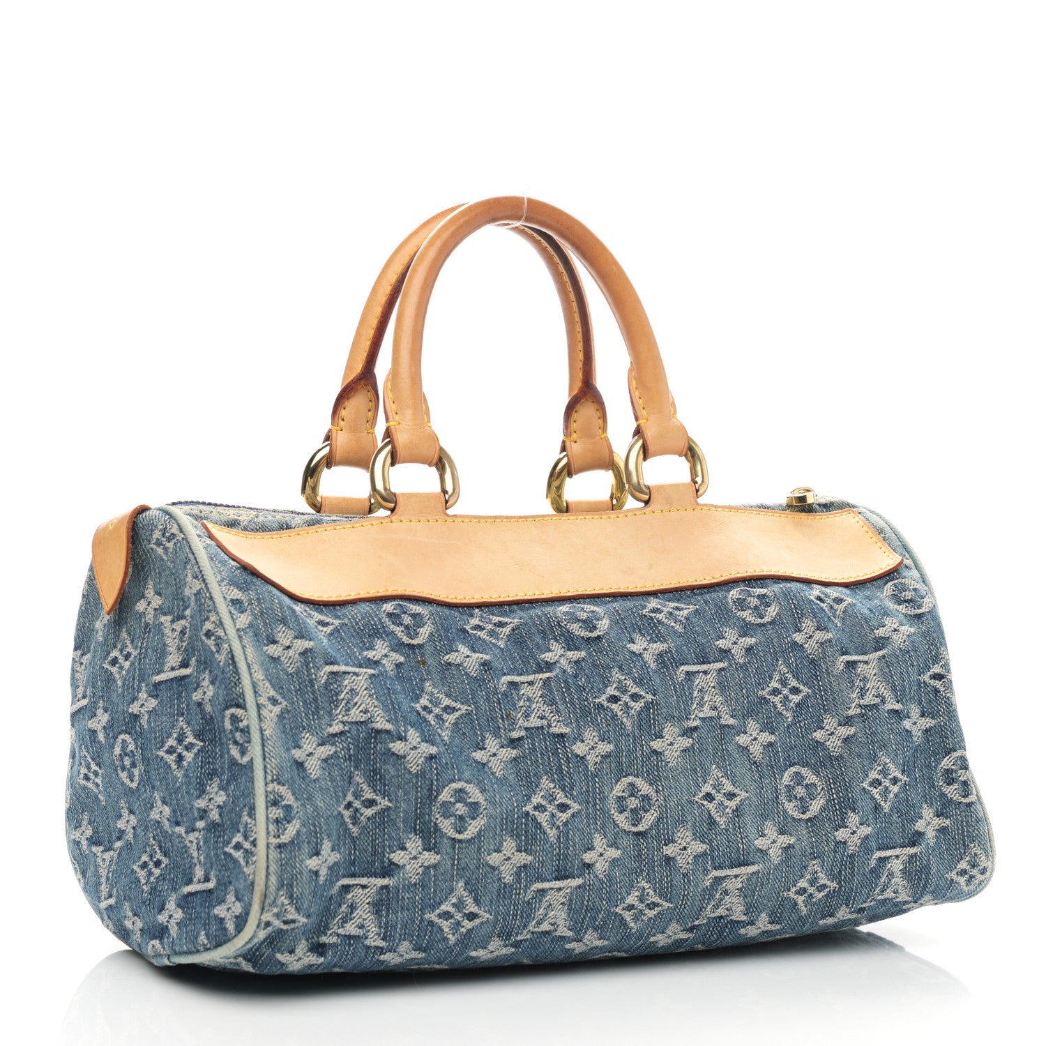 Louis Vuitton Monogram Denim Neo Speedy Blue 3 of 11