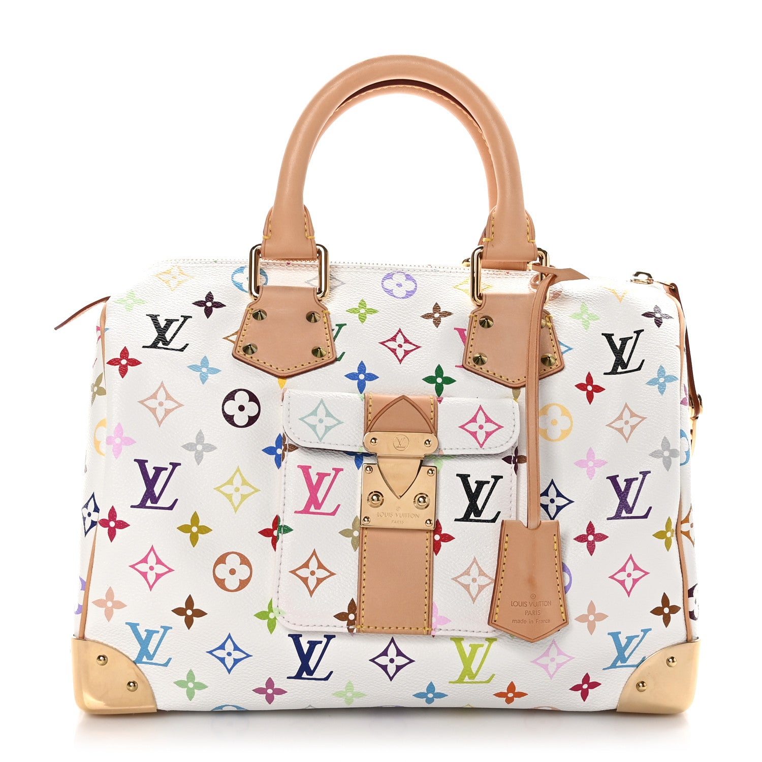 Louis Vuitton Monogram Multicolor Speedy 30 White 1 of 11