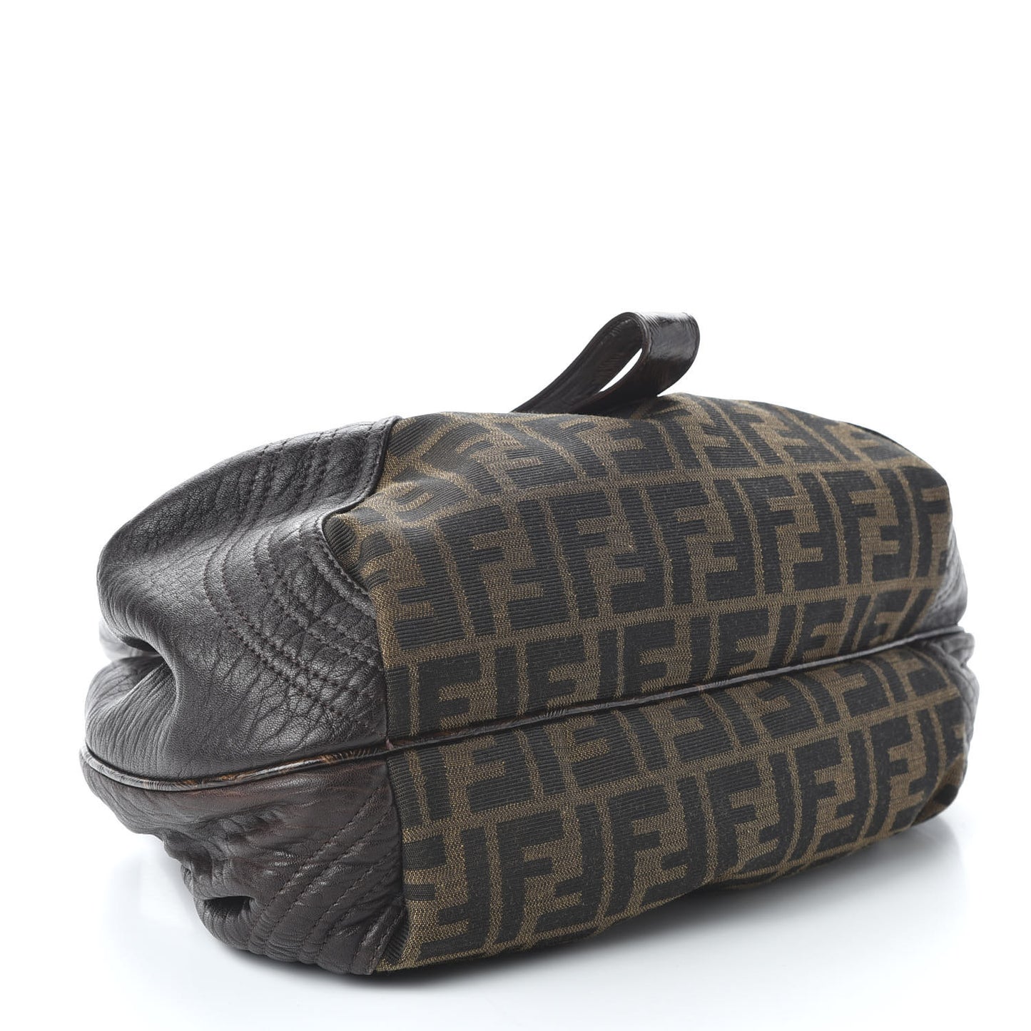 Zucca Nappa Nuvolata Vitello Tortuga Small Spy Tobacco Moro