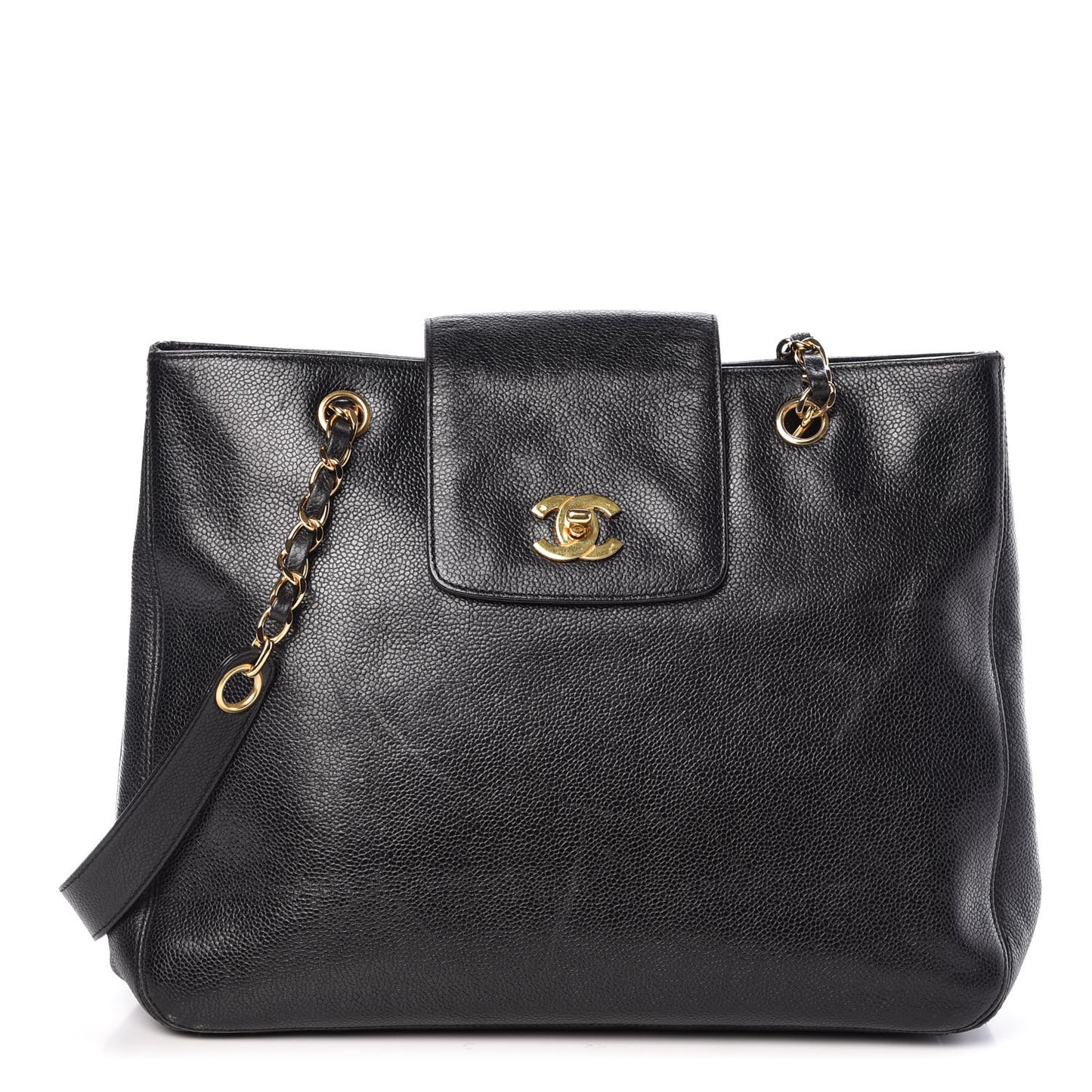 Caviar Shoulder Bag Black