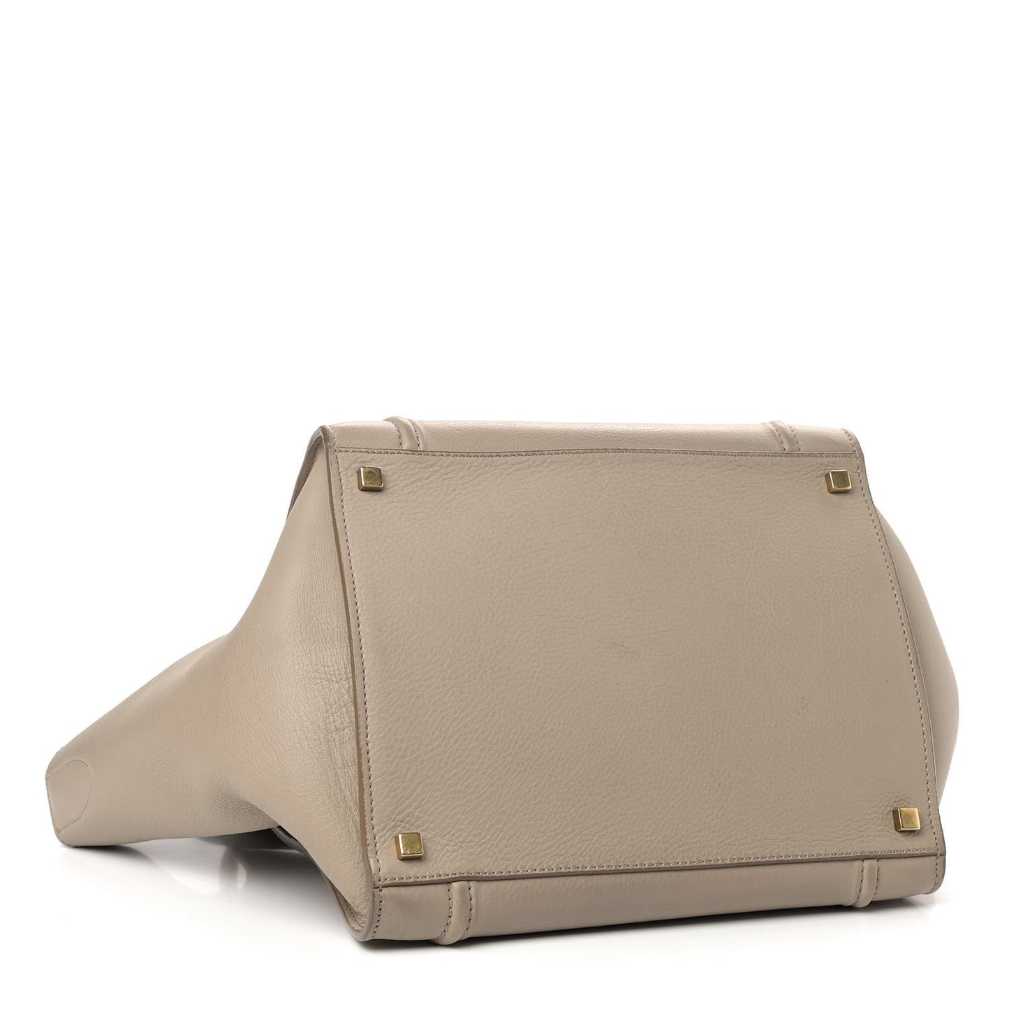 Supple Calfskin Medium Phantom Luggage Beige