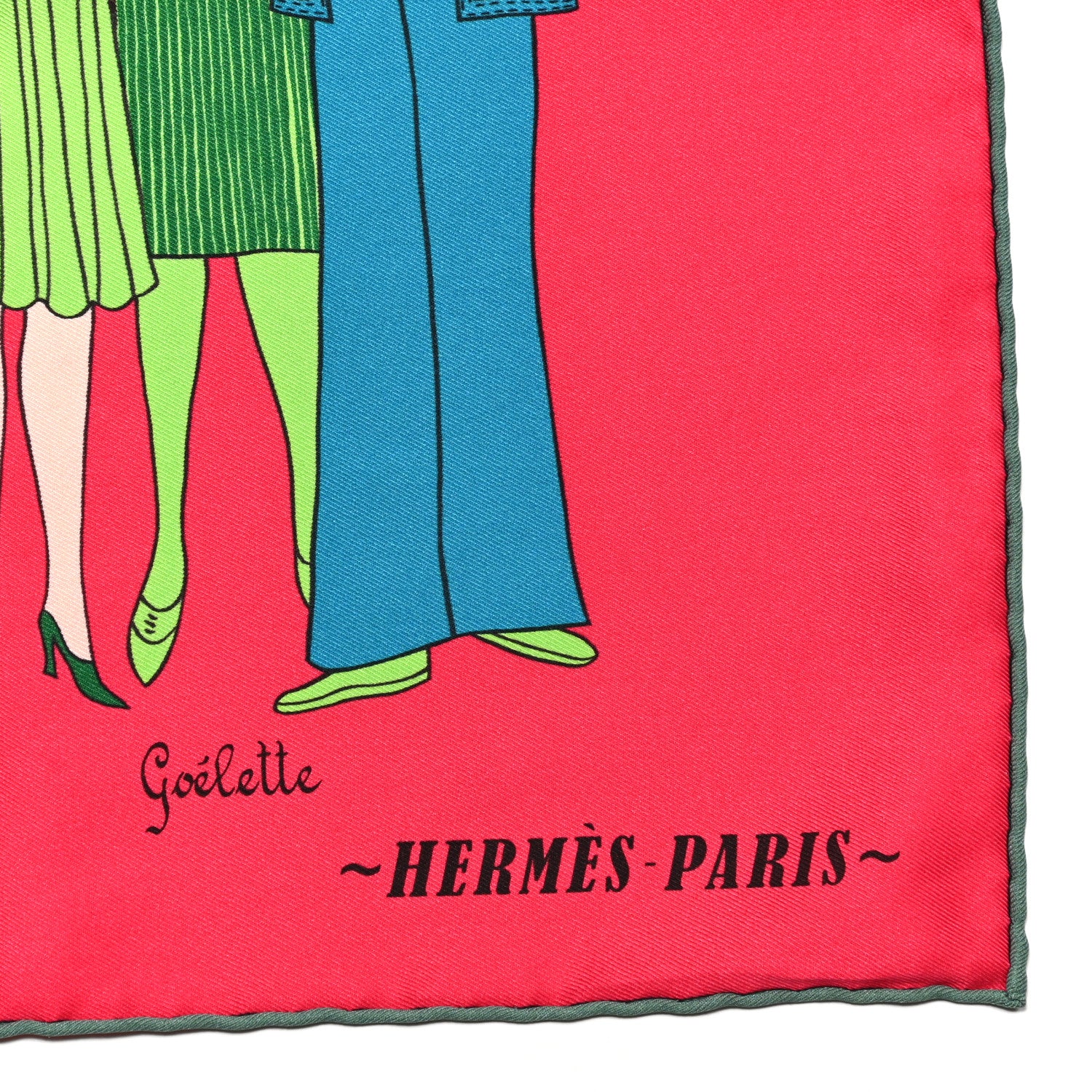 Hermes Silk Les Sportives Scarf 70 Fuchsia 2 of 5
