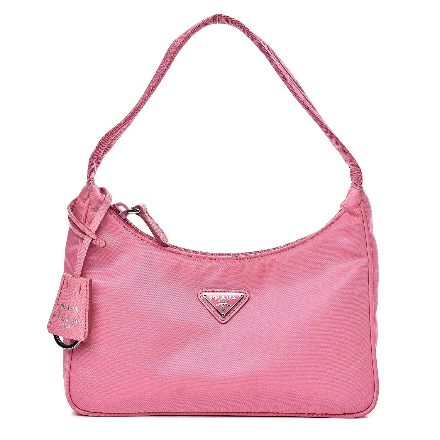 Prada Tessuto Nylon Mini Re-Edition 2000 Bag Begonia 1 of 12