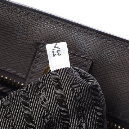 Prada Saffiano Lux Small Tote Grafite 9 of 9