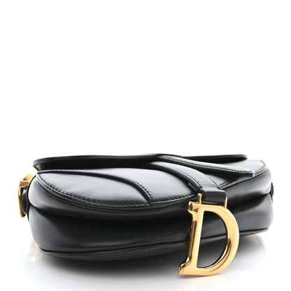 Christian Dior Calfskin Mini Saddle Bag Black 4 of 10