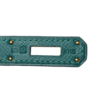 Hermes Epsom Kelly Sellier 32 Malachite 7 of 13
