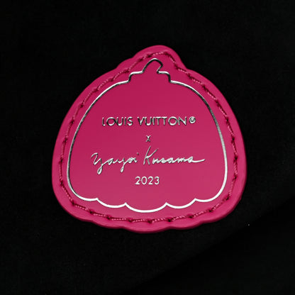Louis Vuitton LV X YK Empreinte Infinity Dots Neverfull MM Black Fuchsia 7 of 11