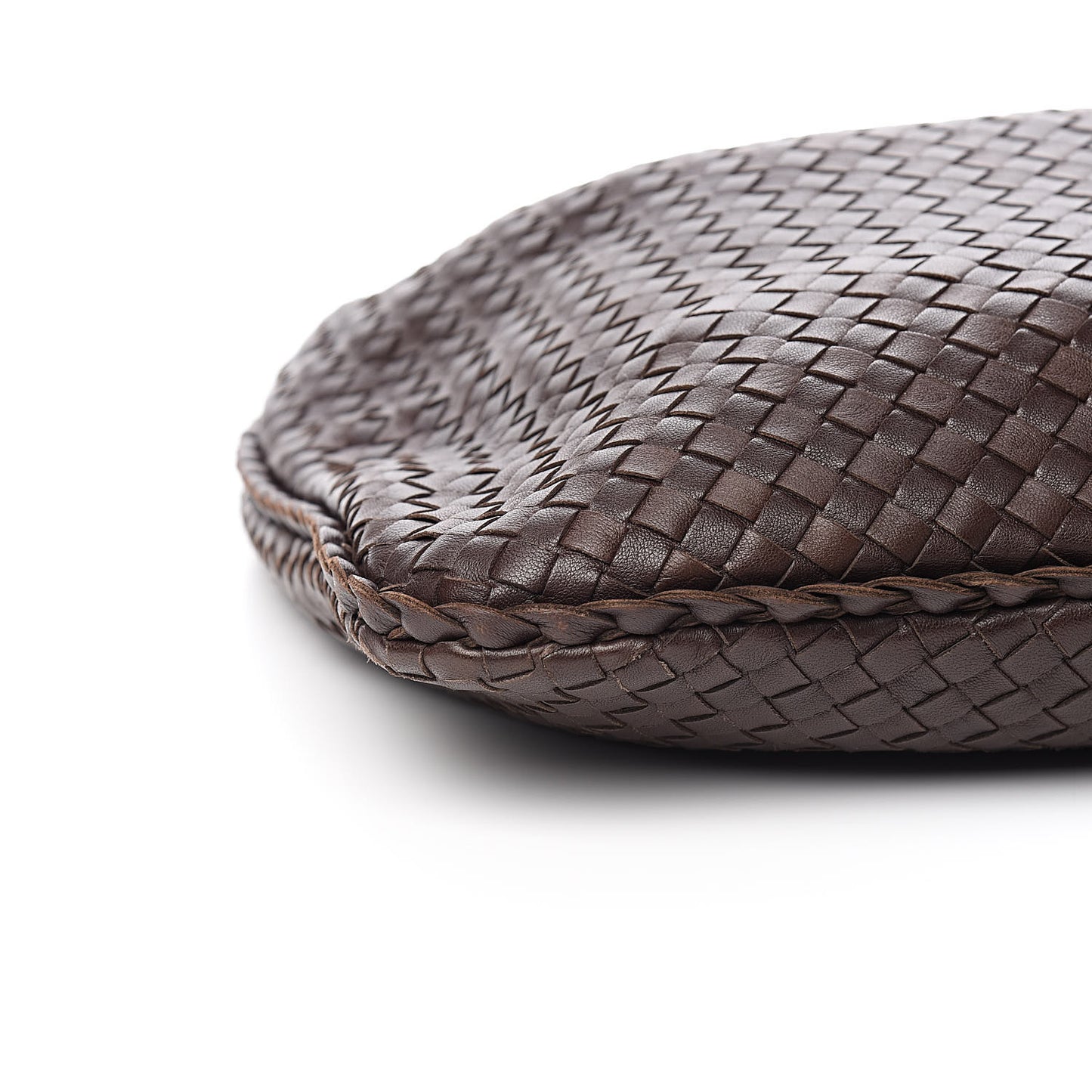 Nappa Intrecciato Large Veneta Hobo Ebano