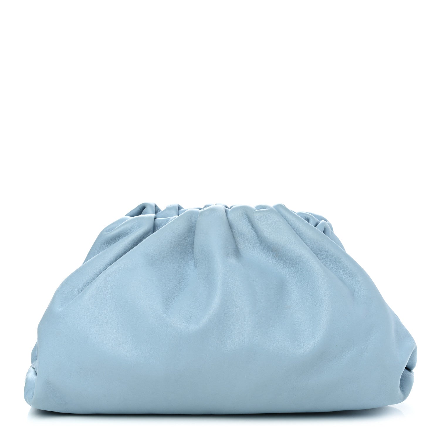 Bottega Veneta Smooth Butter Calf The Pouch Oversized Clutch Ice 1 of 12