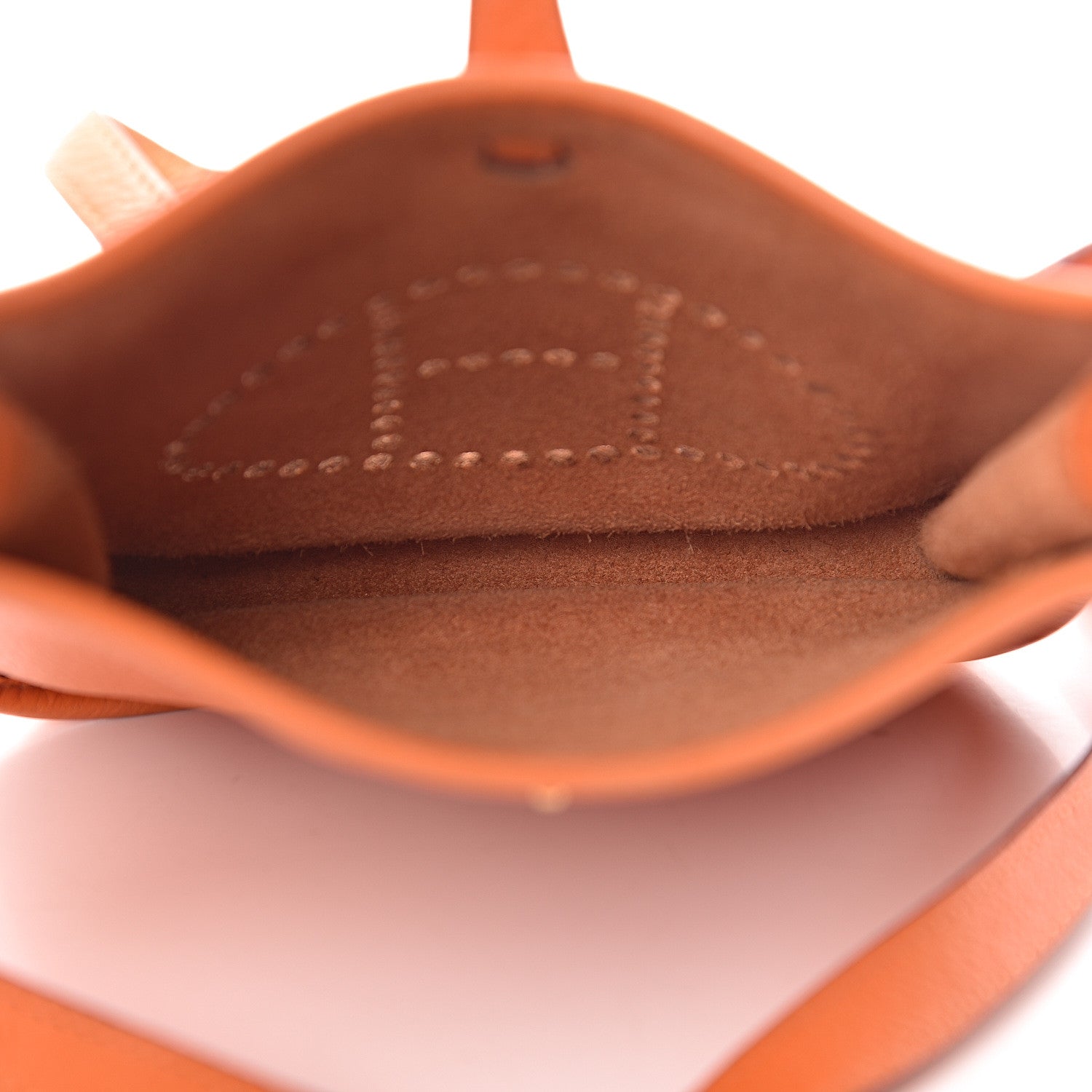 Hermes Taurillon Clemence Evelyne TPM Orange 5 of 17