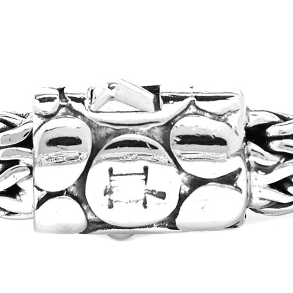 John Hardy Sterling Silver Citrine Batu Kali Three Station Bracelet 5 of 6