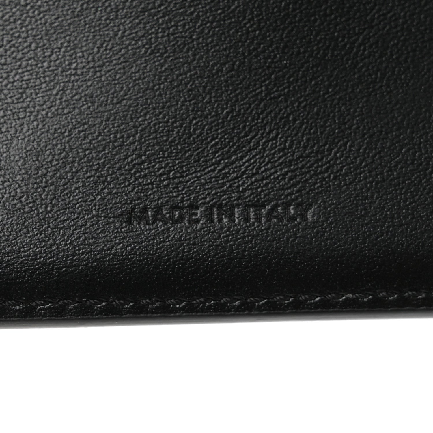 Celine Calfskin Compact Triomphe Wallet With Coin Purse Black 7 of 7