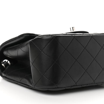 Chanel Lambskin Quilted Mini Square Flap Black 9 of 13