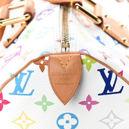 Louis Vuitton Monogram Multicolor Speedy 30 White 6 of 8