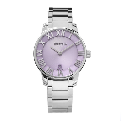 Tiffany Stainless Steel 29mm Atlas 2-Hand Quartz Watch Mauve 1 of 7