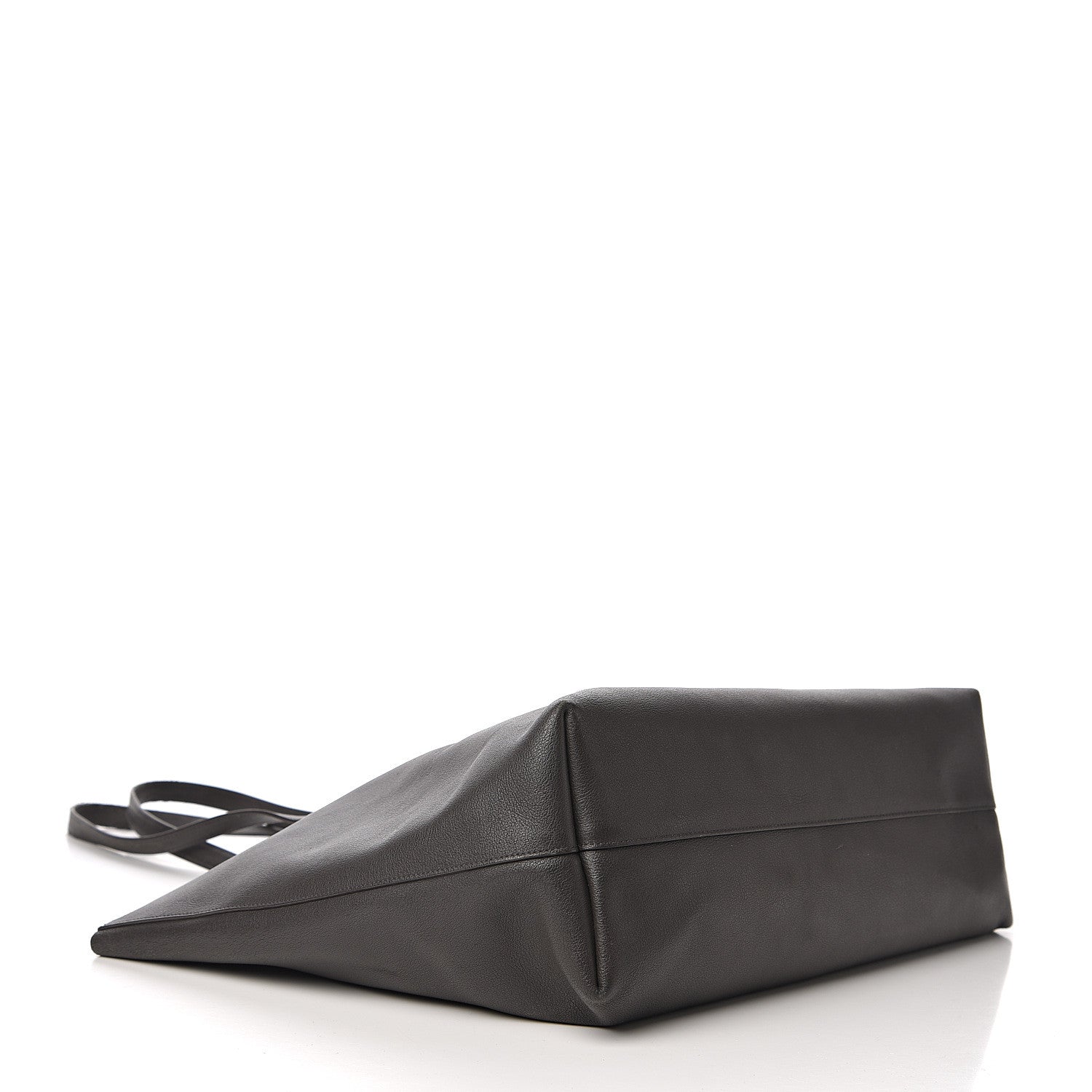 Saint Laurent Calfskin Large Shopping Tote Dark Grey 3 of 18