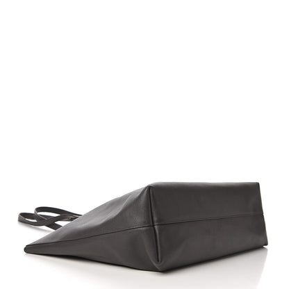 Saint Laurent Calfskin Large Shopping Tote Dark Grey 3 of 18
