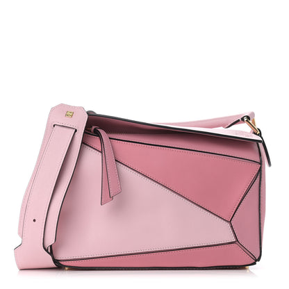 Loewe Calfskin Small Puzzle Bag Soft Pink 1 of 10