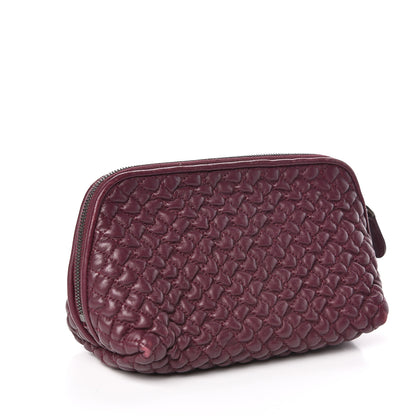 Bottega Veneta Nappa Bubble Quilted Cosmetic Pouch Opera 3 of 7